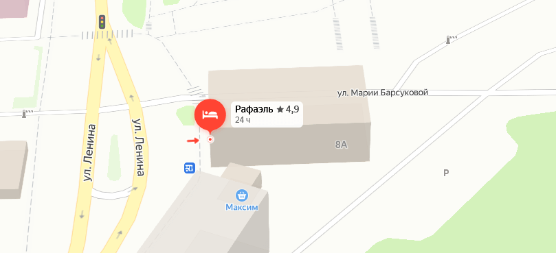 СПА-отель «Рафаэль» на карте 
