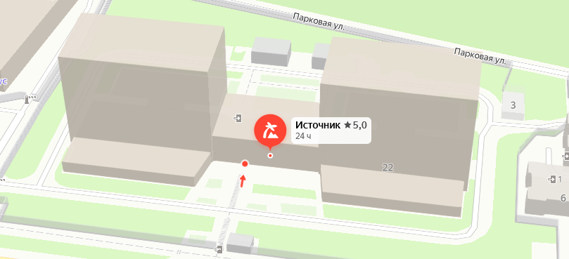 Санаторий «Источник» на карте 